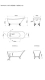 Richmond F/S Slipper Bath 1690 x 750mm