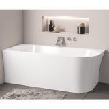 Radcot Single Ended Freestanding Corner/Shower Bath 1650mm