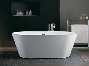 Betty 1650 x 740mm Freestanding Bath White/Painted